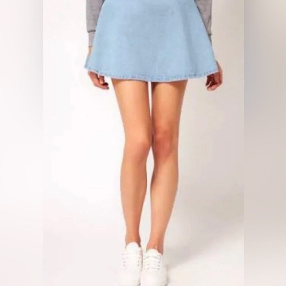 American Apparel circl skirt denim size medium - Picture 1 of 8
